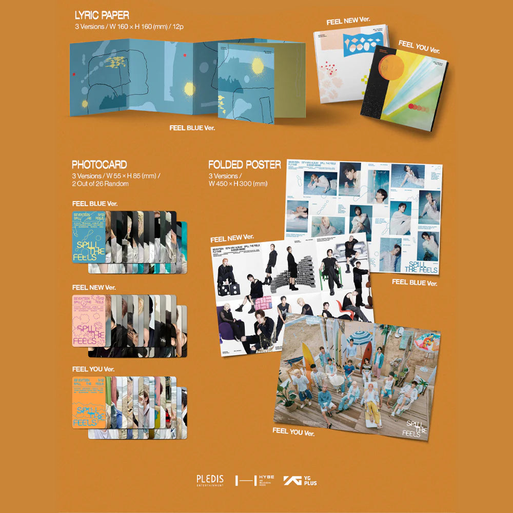 Seventeen album (Blue, New or Feel) & Nails bundle