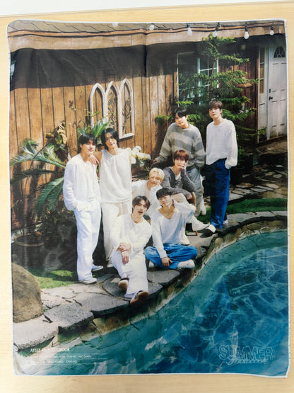 ATEEZ Fabric poster from Summer Photobook 2024